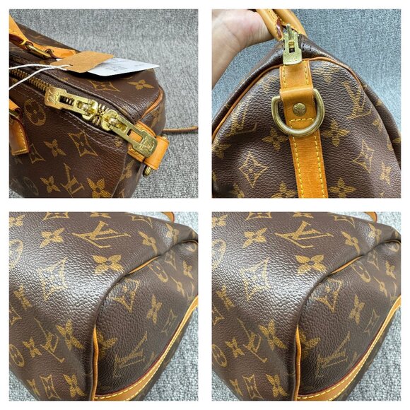Louis Vuitton Speedy 30 Brown Monogram Canvas Tote 799-082225 - Picture 8 of 16